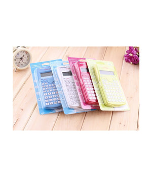 Calcolatrice Scientifica 10 Cifre Digitale A Batteria 3 Colori Diversi         
