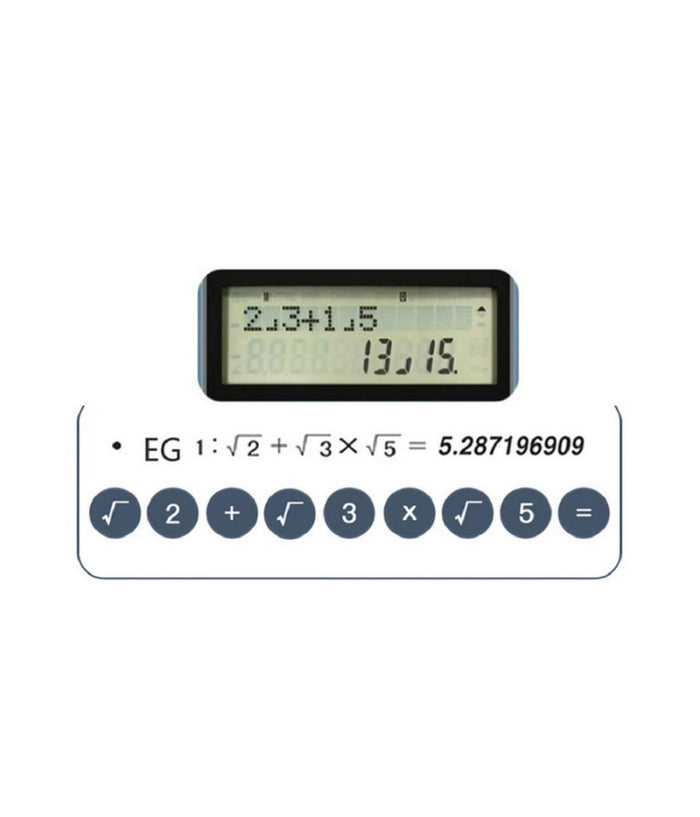 Calcolatrice Scientifica 240 Metodi Di Calcolo Uffici Scuola A 12 Cifre Pn-2891         
