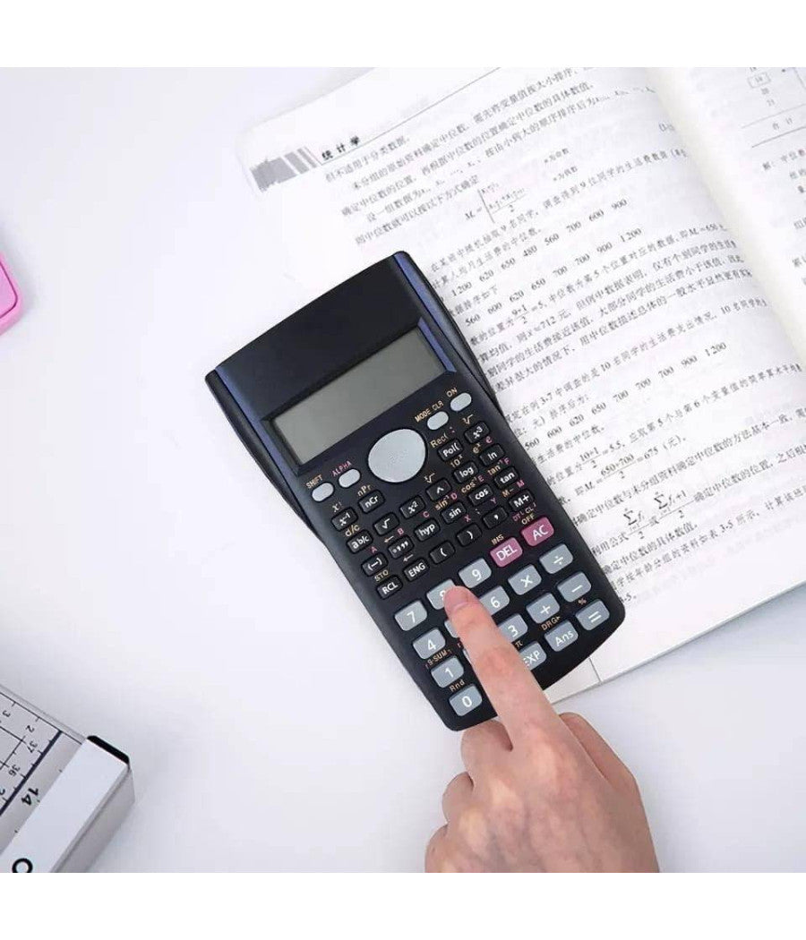 Calcolatrice Scientifica Ingegneria Scuola Ufficio 240 Funzioni Con Custodia         