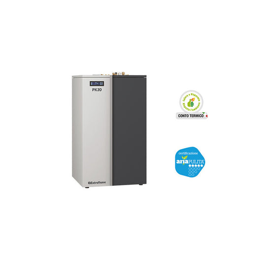 Caldaia a pellet PK20 La Nordica – 20 kW – Riscaldamento per ambienti fino a 573 m³ – Classe A+