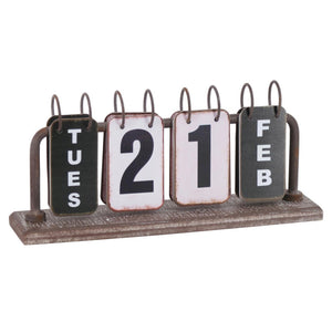 Calendario Industrial 32x8x15 Bianco/nero