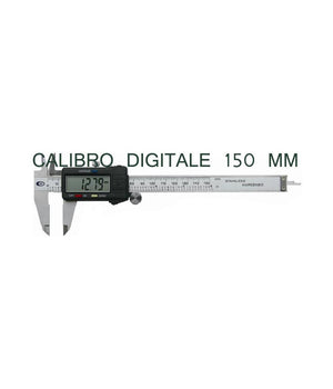Calibro A Corsoio Cassa In Metallo Digitale 150 Mm Con Display E Custodia         