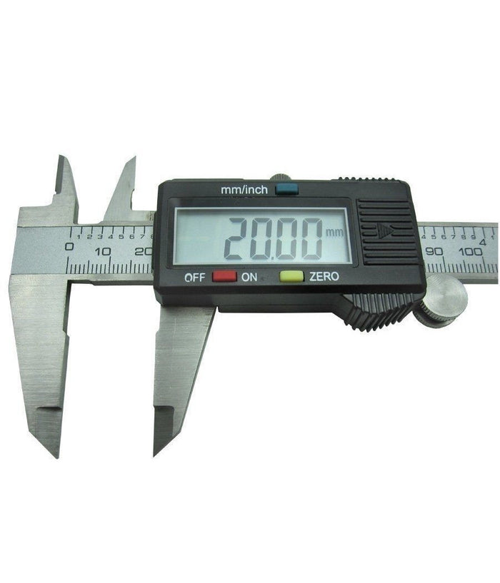 Calibro A Corsoio Cassa In Metallo Digitale 150 Mm Con Display E Custodia         