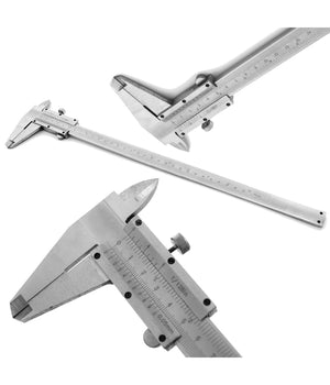 Calibro A Corsoio Manuale 300 Mm 30 Cm Analogico In Acciaio Misura Precisione         