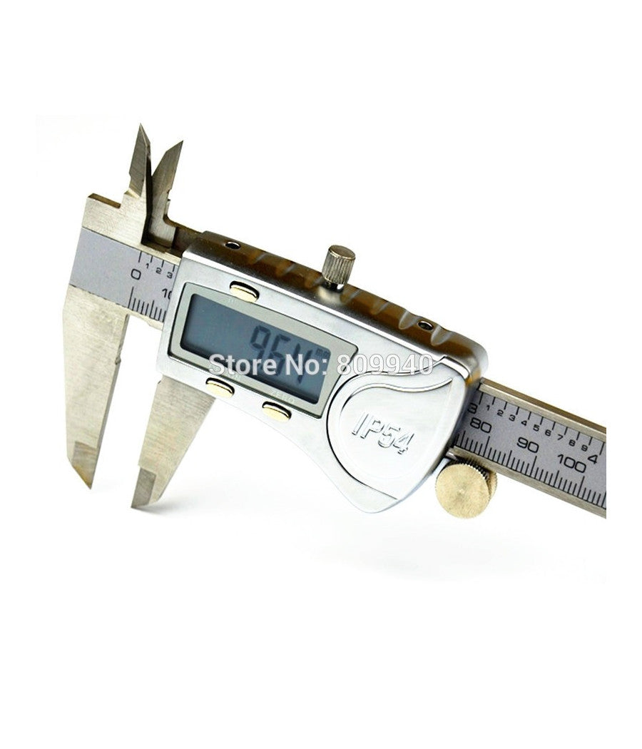 Calibro Digitale A Corsoio Display Lcd 150mm In Acciaio Con Custodia Rigida         