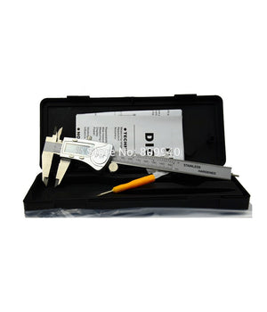 Calibro Digitale A Corsoio Display Lcd 150mm In Acciaio Con Custodia Rigida         