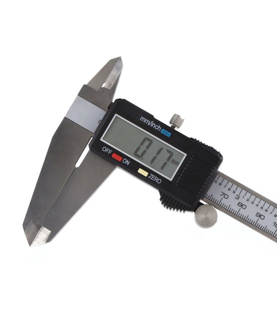 Calibro Digitale Professionale Da 0-300 Mm Display Custodia Valigetta Rigida         