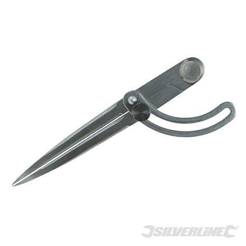 Silverline compasso pinza regolazione separatore perni in acciaio 195 mm