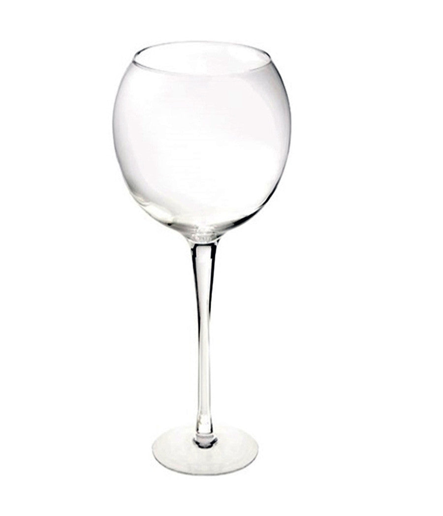 Calice Ampolla Ballon Boccia Vetro 15cm H 50cm Confetti Vaso Porta Fiori Candela         