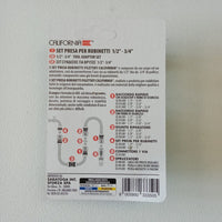 California 1/2 - 3/4 portagomma presa rubinetto giardino