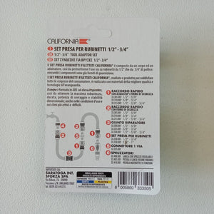California 1/2 - 3/4 portagomma presa rubinetto giardino