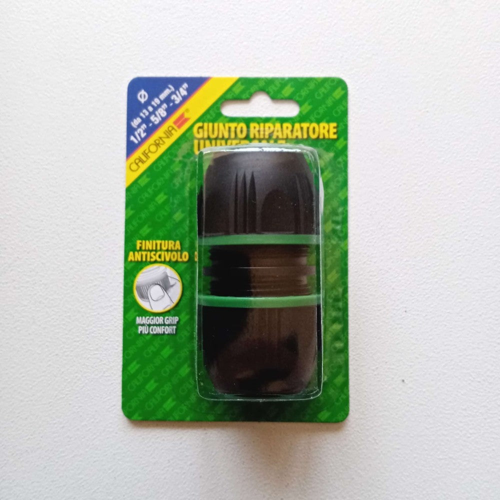 California 3/4 - 5/8 - 1/2 raccordo di giunzione riparatore per tubo giardino