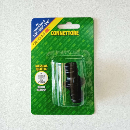 California connettore a 1 via per raccordi tubo giardino