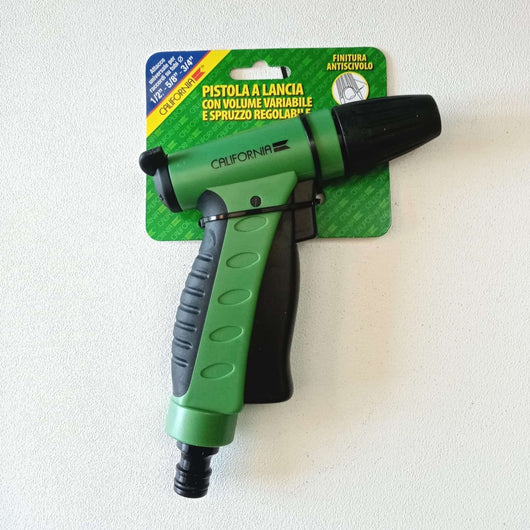 California pistola a lancia con volume variabile e spruzzo regolabile per tubo giardino
