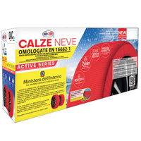 CALZE DA NEVE PER AUTO OMOLOGATE EN 16662-1 ACTIVE SERIES 2 CALZE MIS. XS DAC 0007075OT020