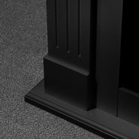 Camino a bioetanolo biocamino da terra Cambridge in legno Nero 110x37x102h