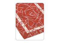 Tappeto Velour Antiscivolo Modello Camelia By Suardi - 65x220 cm - Rosso Rev.
