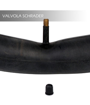 Camera D'aria Per Bicicletta 20" 1.75 - 1.90 44mm Valvola Schrader Americana         
