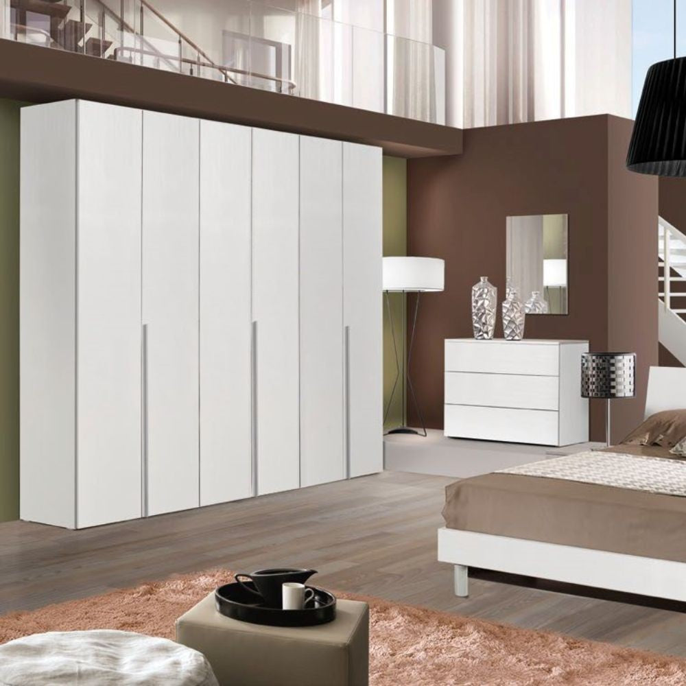 Camera da letto bianco larice Urano