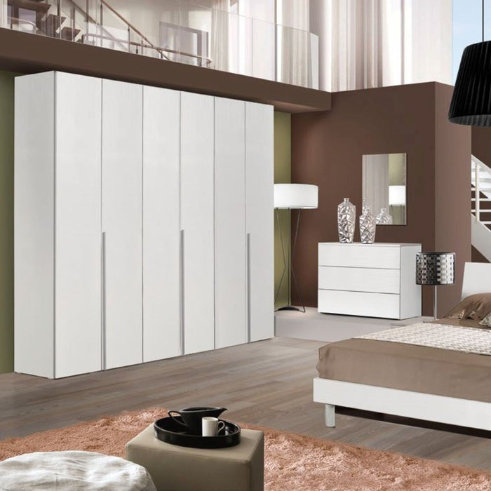 Camera da letto bianco larice Urano