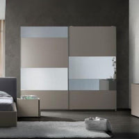 Camera da letto Liana armadio ante scorrevoli colore canapa