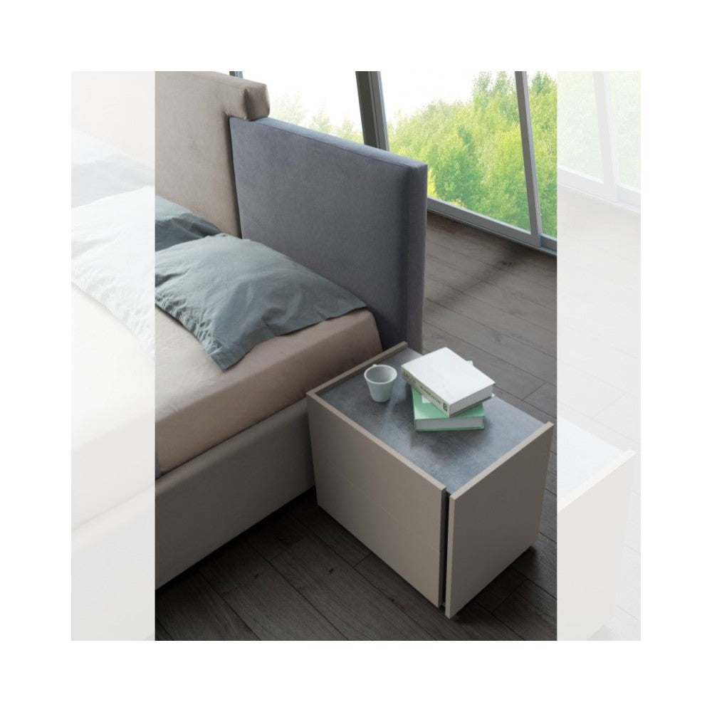 Camera da letto Liana armadio ante scorrevoli colore canapa