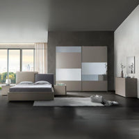 Camera da letto Liana armadio ante scorrevoli colore canapa