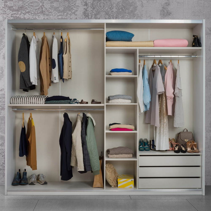 Camera da letto completa Mabel colore bianco larice