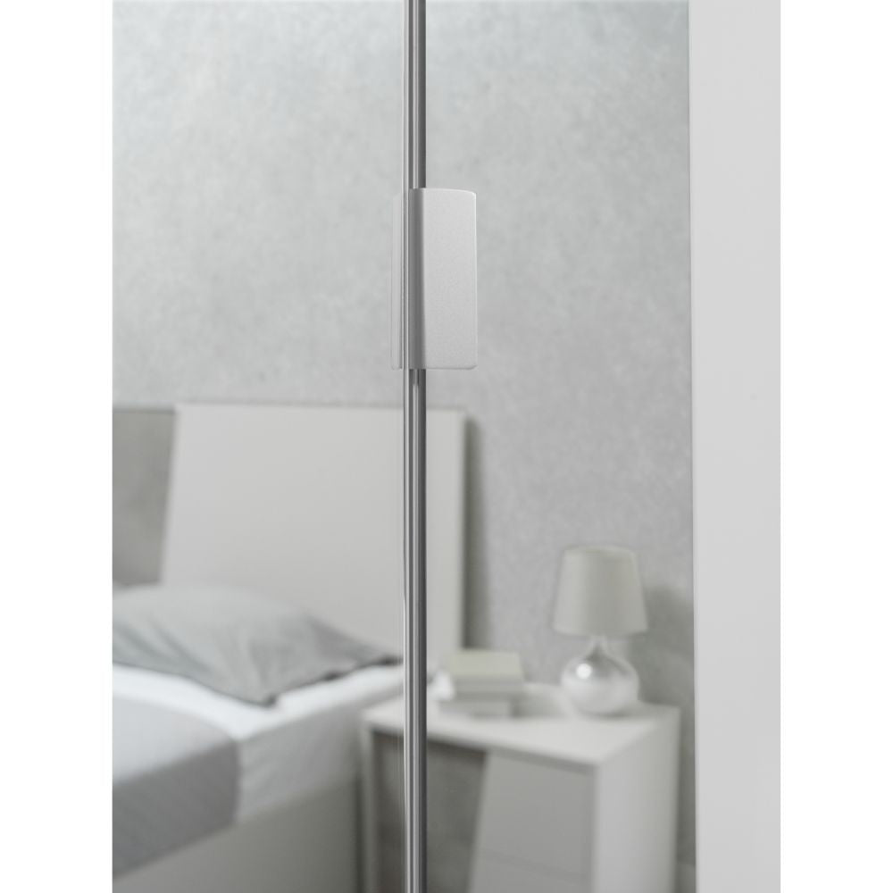 Camera da letto Fadri grigio ghiaccio e ossido grigio scuro: un connubio di stile e funzionalità