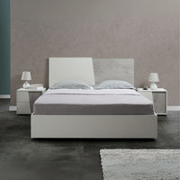 Camera da letto Fadri grigio ghiaccio e ossido grigio scuro: un connubio di stile e funzionalità