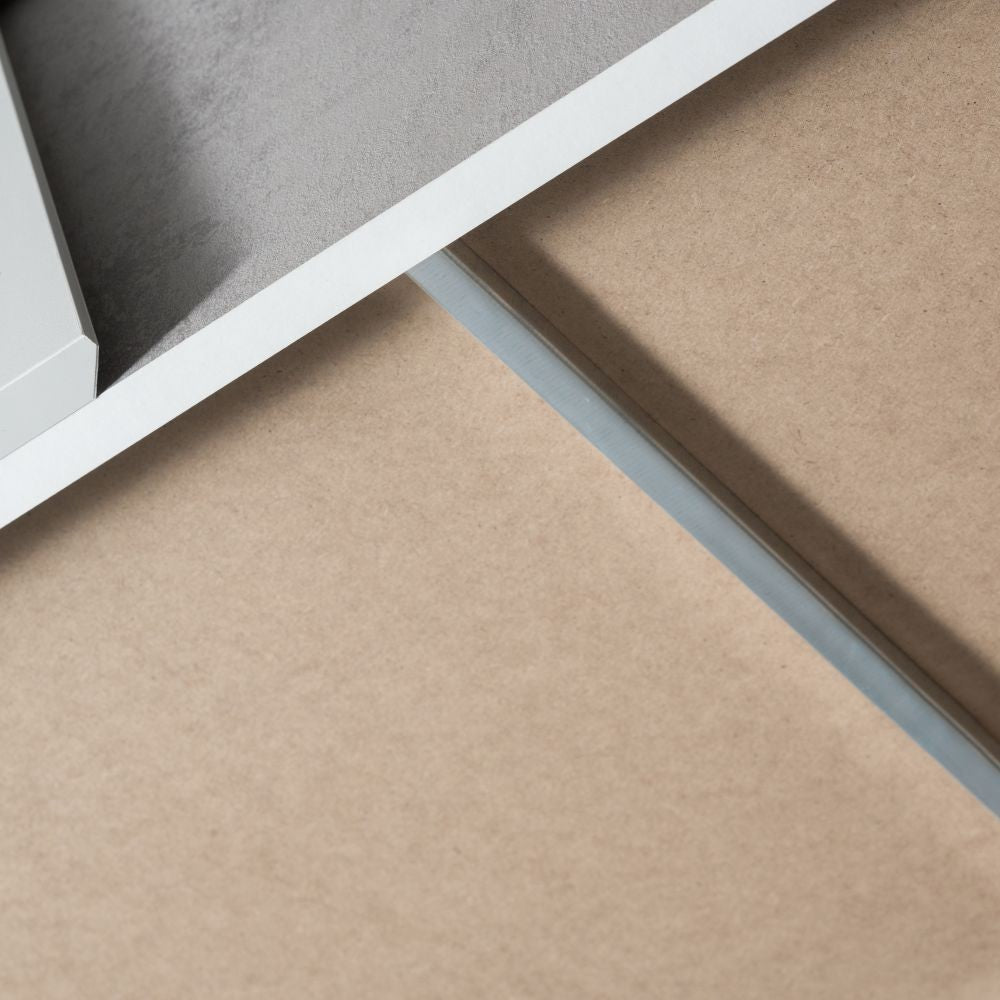 Camera da letto Fadri grigio ghiaccio e ossido grigio scuro: un connubio di stile e funzionalità