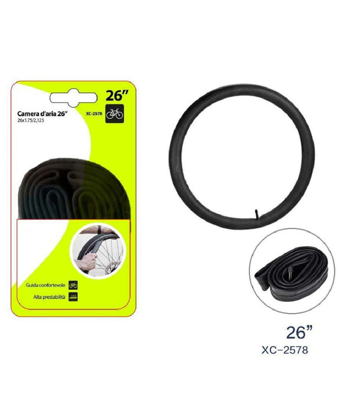 Camera D'aria 26" Per Pneumatici Ruote Bici Bicicletta Bike 26x1.75/2.125 Xc2578         