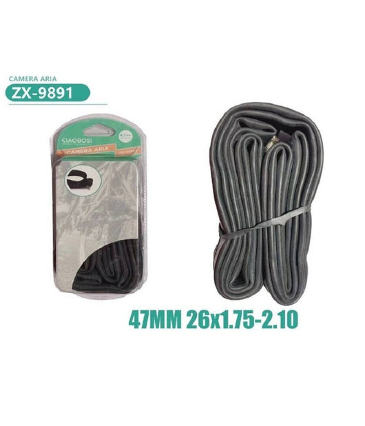 Camera D'aria Per Pneumatici Ruote Bici Bicicletta 47 Mm 26à—1.75-2.10 Zx-9891         