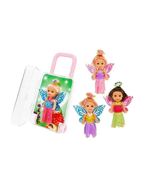 Cami Bambolina Fatina Con Trolley Valigetta Colori Assortiti Bambola Snodabile         