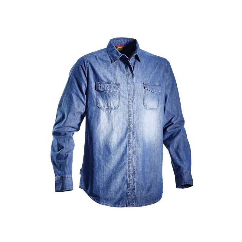 Camicia Blu L Shirt Denim Diadora