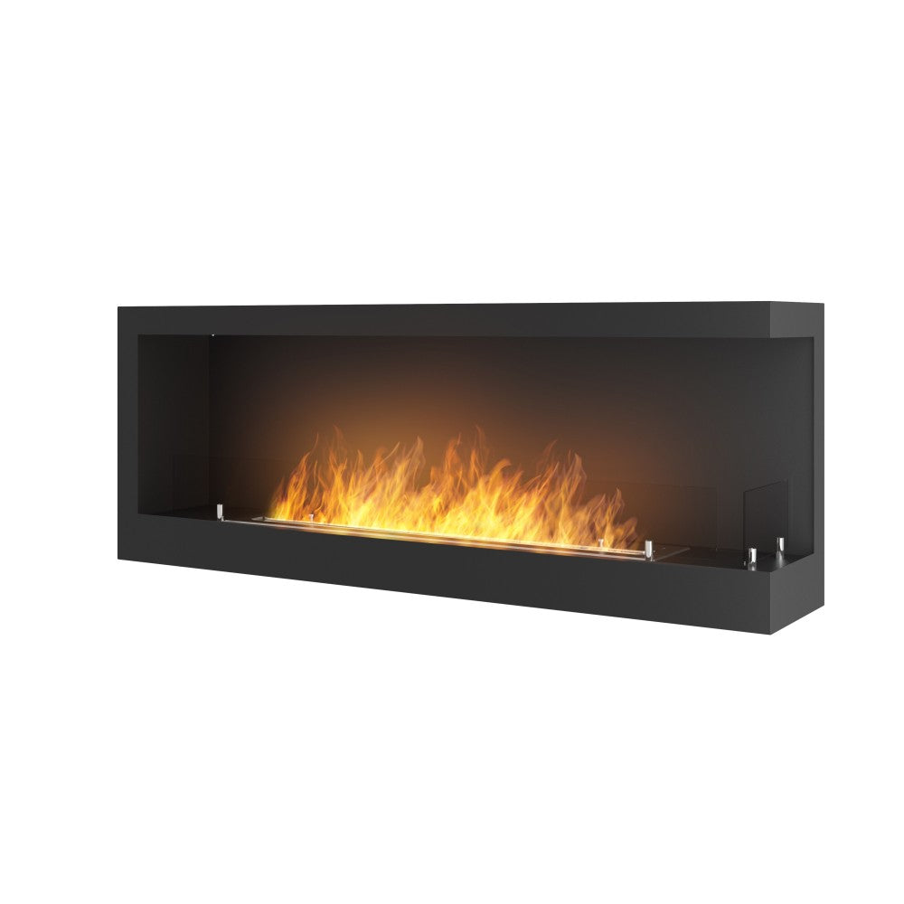 Caminetto a Bioetanolo Angolare Corner 1200 Right SimpleFire da incasso con Vetro