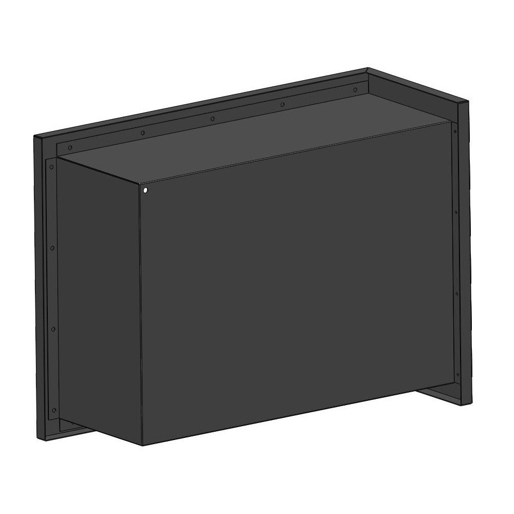 Caminetto a Bioetanolo Angolare Corner 600 Left SimpleFire da incasso con Vetro