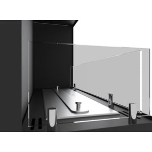 Caminetto a Bioetanolo Angolare Corner 900 Left SimpleFire da incasso con Vetro