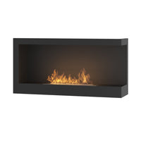 Caminetto a Bioetanolo Angolare Corner 900 Right SimpleFire da incasso con Vetro