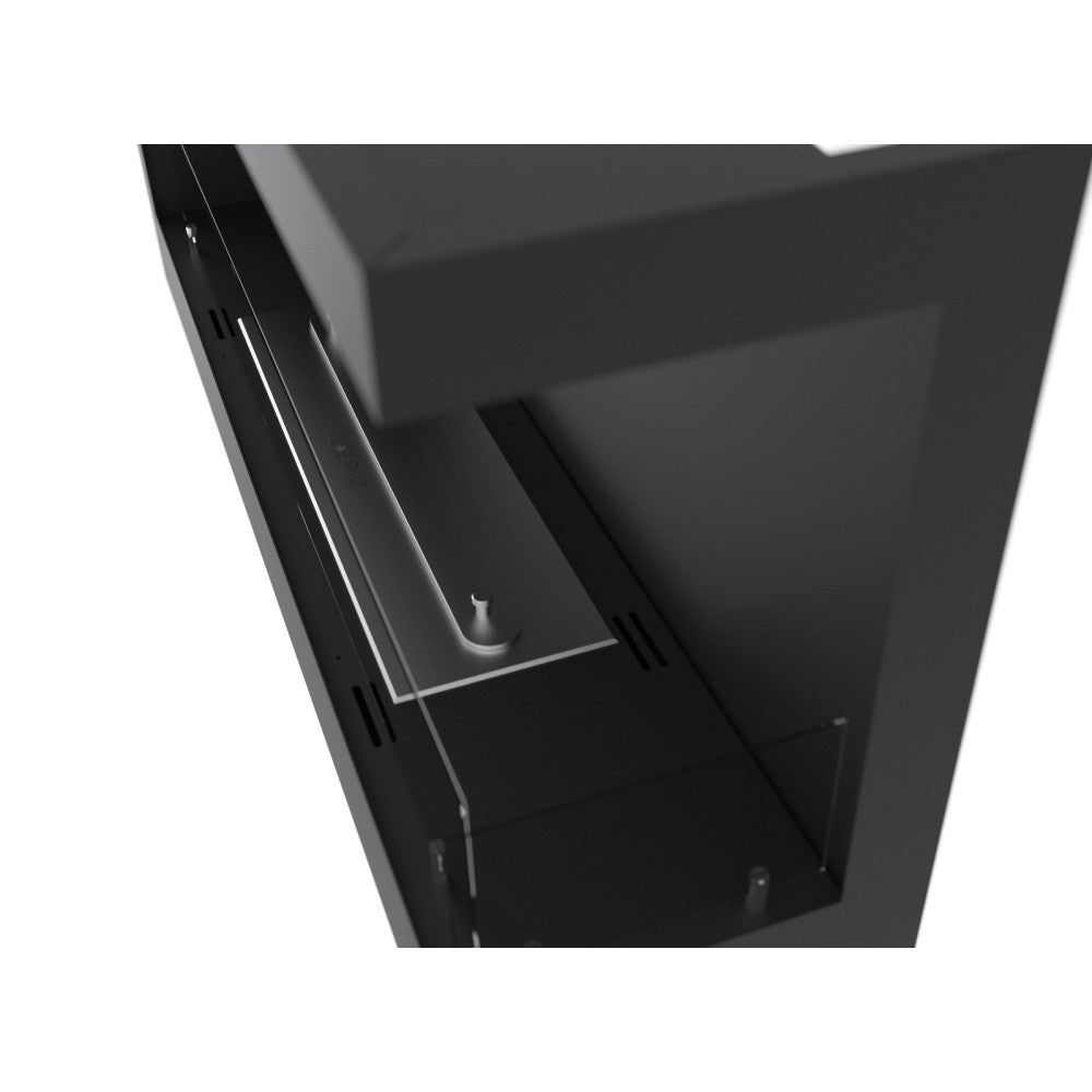 Caminetto a Bioetanolo Angolare Corner 900 Right SimpleFire da incasso con Vetro
