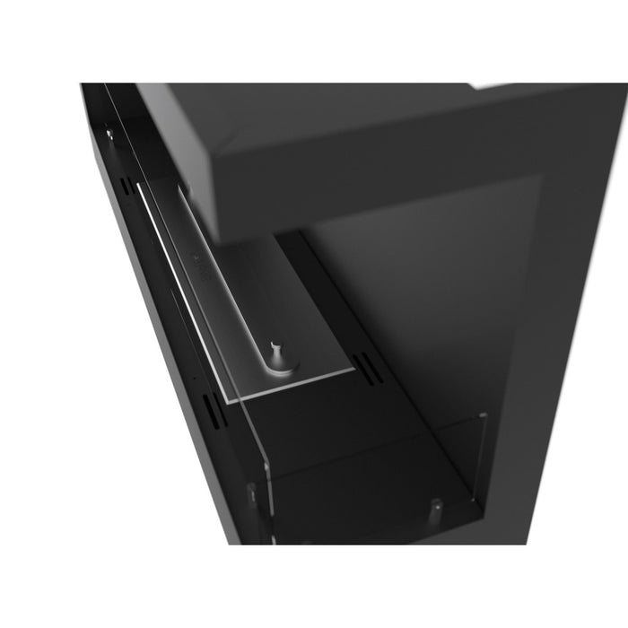 Caminetto a Bioetanolo Angolare Corner 900 Right SimpleFire da incasso con Vetro