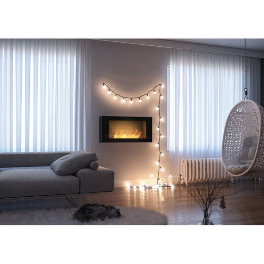 Caminetto a Bioetanolo BlackBox 910 SimpleFire da parete con Vetro