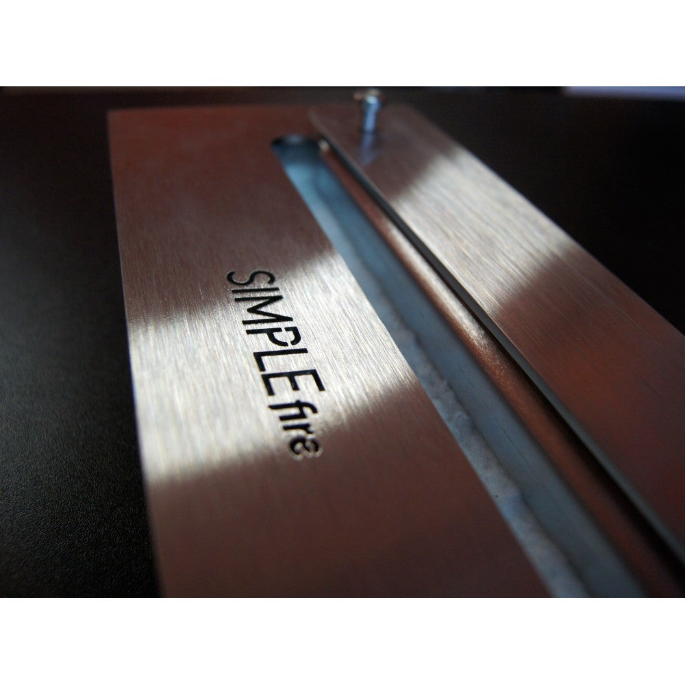 Caminetto a Bioetanolo BlackBox 910 SimpleFire da parete con Vetro