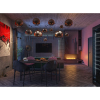 Caminetto a Bioetanolo Da Incasso di Design C1200 V.2 con Vetro Aperto su 3 Lati Bruciatore da 3 Litri