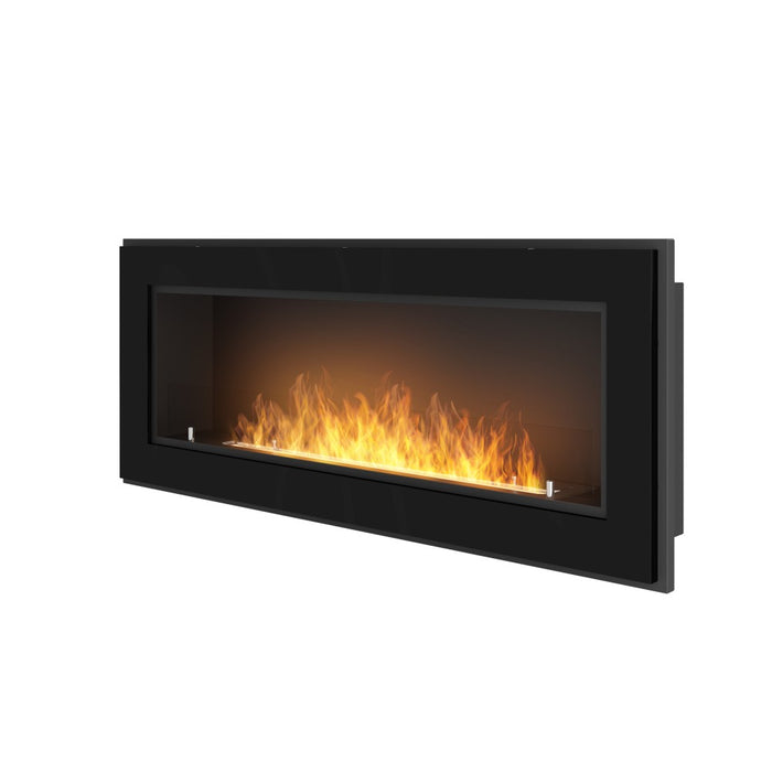 Caminetto a Bioetanolo Frame 1200 SimpleFire da incasso con Vetro Nero