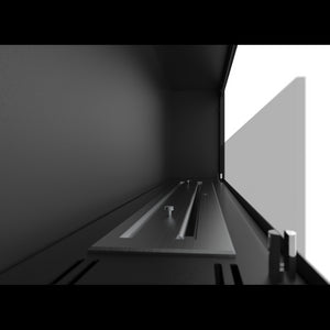 Caminetto a Bioetanolo Frame 1500 Bianco SimpleFire da incasso con Vetro