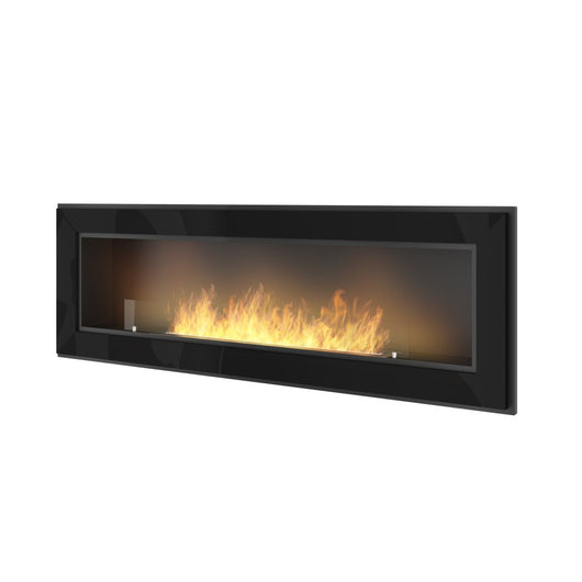 Caminetto a Bioetanolo Frame 1500 SimpleFire da incasso con Vetro Nero