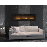 Caminetto a Bioetanolo Frame 1800 SimpleFire da incasso con vetro Bianco