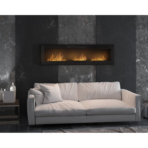 Caminetto a Bioetanolo Frame 1800 SimpleFire da incasso con vetro Bianco