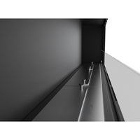 Caminetto a Bioetanolo Frame 1800 SimpleFire da incasso con vetro Nero